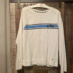 Small Victoria’s Secret pink, white long sleeve shirt